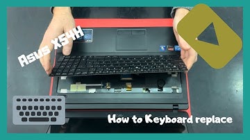 How to Keyboard Replacement  Asus X54H disassembly