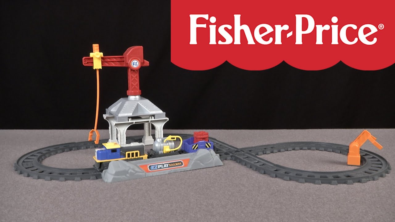 fisher price ez track train