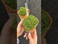 Matcha spaghetti soft serve🍵