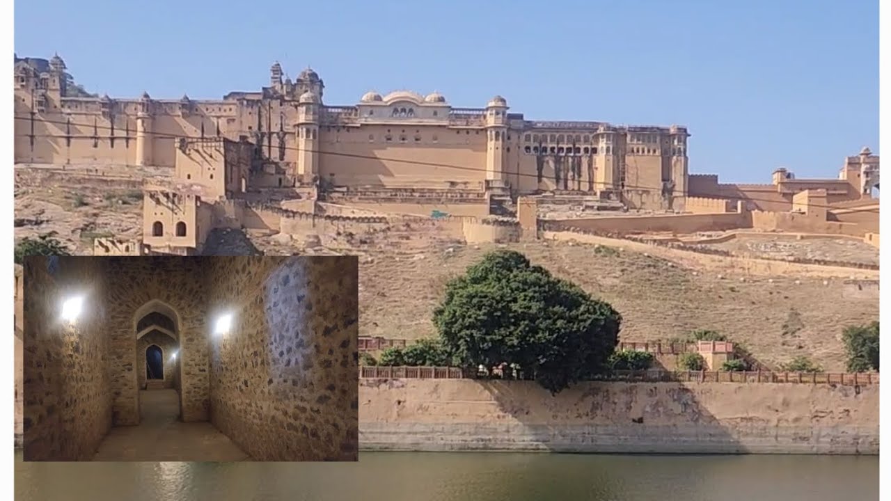 one of the biggest fort of india || secret tunnel in fort || amer fort ...