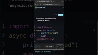 Python AsyncIO: What Does asyncio.run() Actually Do