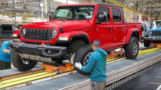 Inside US Best Mega Factory Producing the Massive Jeep Gladiator  Production Line