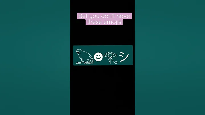 Bet you don't have these emojis