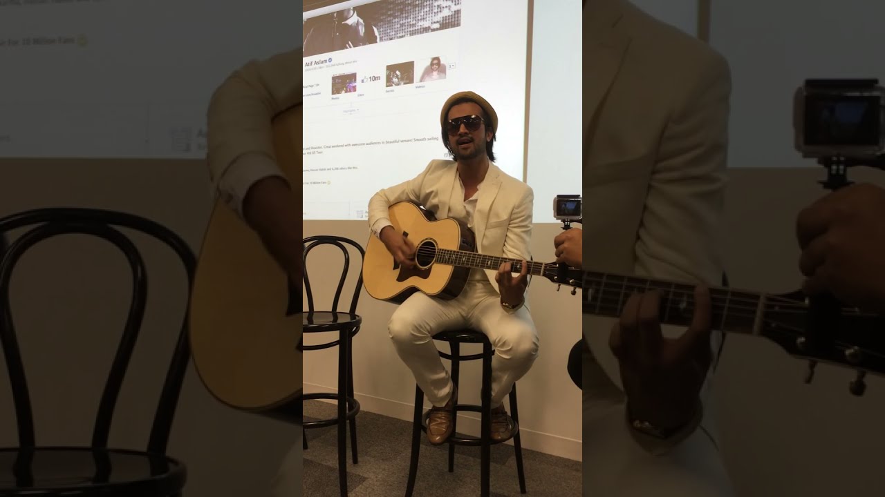 Aadat   Atif Aslam Live Unplugged Facebook