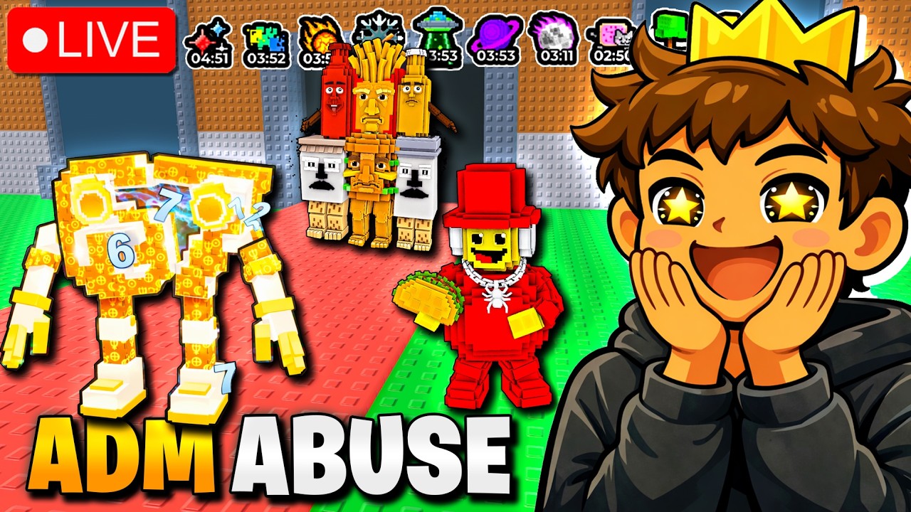 EVENTO DE ADM ABUSE 🌮 TRADE MACHINE E MUTAÇÃO DIVINA - ROUBE UM BRAINROT AO VIVO #roblox #brainrot