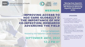 NCI Webinar: Improving access to HCC care globally