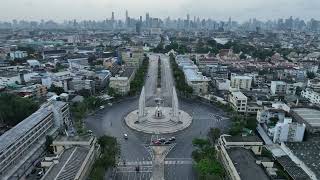 Democracy monument Bangkok Thailand by Pixelart