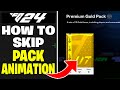 Fc 24  how to skip pack animation