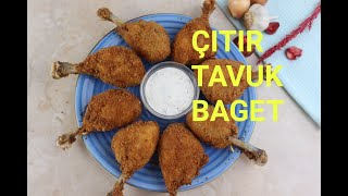 Çıtır Tavuk Baget Tarifi !!! Ranch Sosu Tarifiyle !!!  KFC Tavuk  Nasıl Yapılır? Ranch Sos Tarifi !!