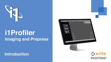 i1Profiler for Imaging and Prepress Introduction