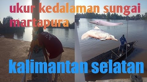cara mengukur kedalaman sungai yg sudah di keruk.#ukur #kedalaman #air