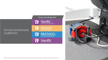 Audioscan Test Box Microphone Calibration