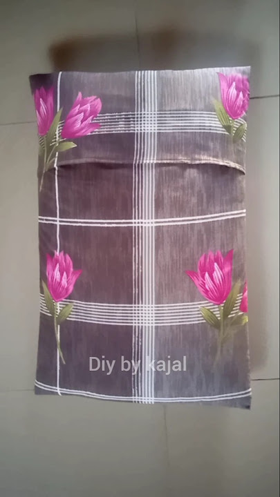 Pillow Cover Cutting and Stitching #shorts #viral #diy #ytshorts #diybykajal