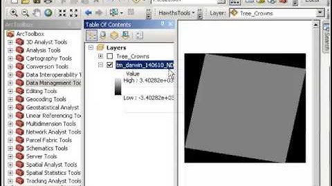 Quantitative remote sensing - Viewing imagery in ArcGIS
