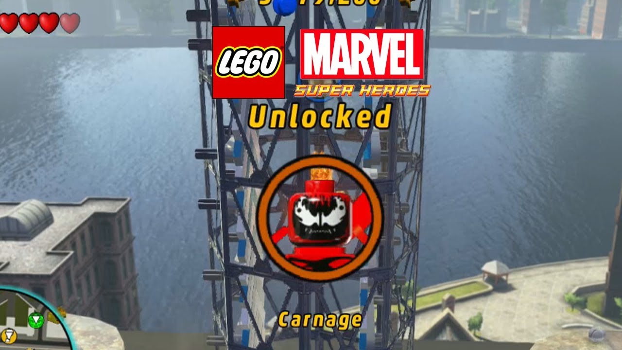 Lego Marvel Unlock Carnage