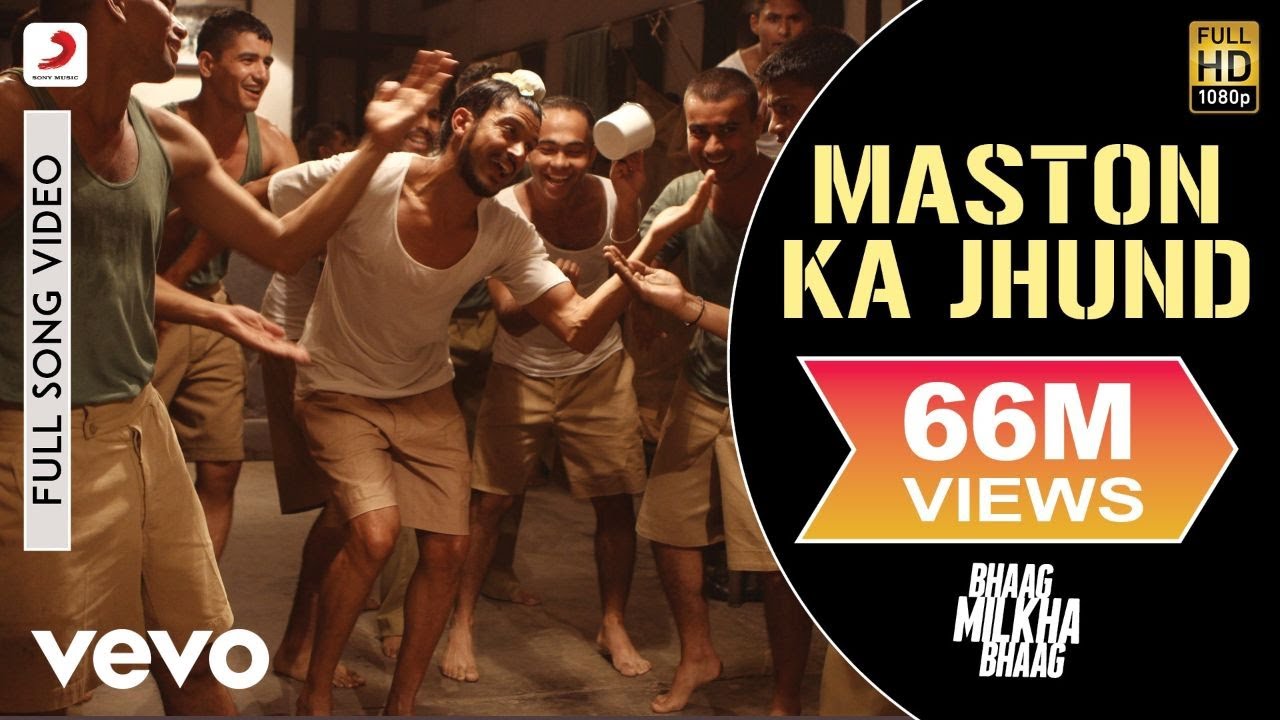Download Maston Ka Jhund Full Video - Bhaag Milkha Bhaag|Farhan Akhtar|Divya Kumar|Prasoon Joshi