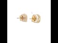 Video: 10Kt Gold Cz Earrings