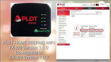 PLDT Home Prepaid Wifi FX-ID3 Ver. 1.1.0 Downgrade to Version 1.0.7 Tutorial