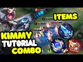 Best Hero Mage Tips Series!! Kimmy Combo Skill Tutorial, Items List and Gameplay MLBB