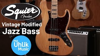 Squier Vintage Modified Jazz Bass - Phil Uhlik Music Demo