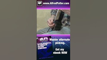 Get my "40 Developmental Alternate Picking Exercises" ebook!