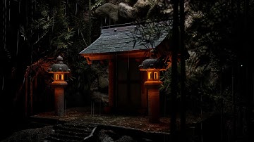 Rainy Temple Terrarium | Unreal Engine 5 Cinematic Video