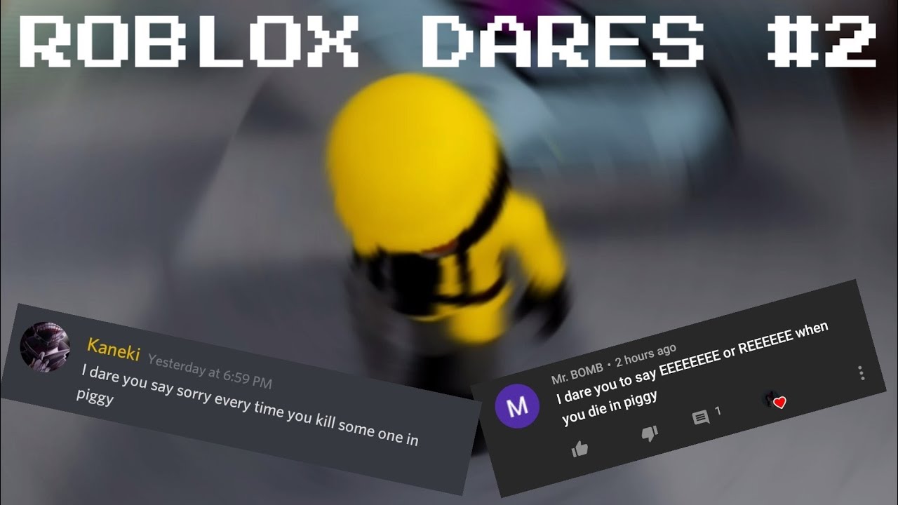 Roblox Dares 2 Youtube - eeeeeeee roblox