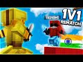 I had a bedwars rematch against tenshikiller  indian bedwars pro