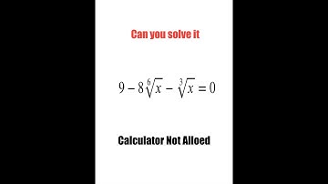 A Nice Algebra maths problem | math olympiad questions | interesting maths problem | olympiad exam