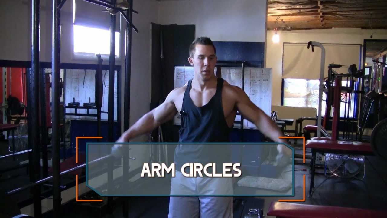 Arm Circles With Dumbbells