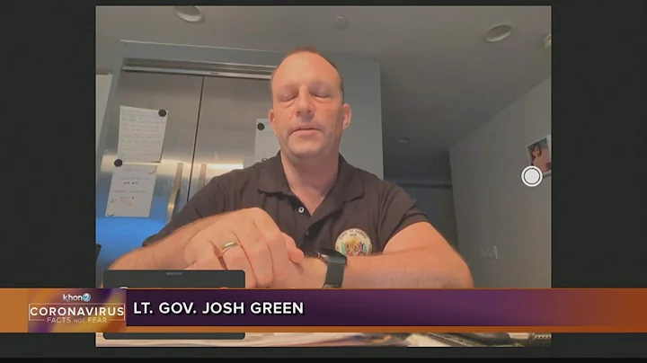 Lt. Gov. Josh Green discusses latest updates on COVID-19 pandemic