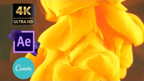 4K TV Video - Epic Intro - Yellow Orange Abstract Color Style Background Overpass