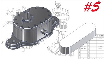 Học inventor cơ bản: Vẽ bơm dầu bằng inventor - Part 5