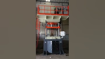 Automatic test of 500 tons servo stretching hydraulic press