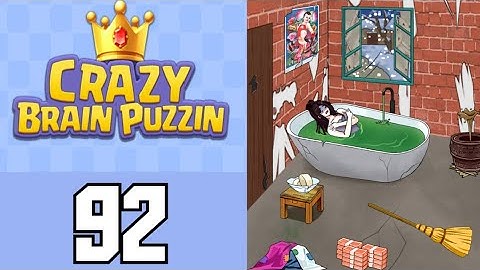 Crazy Brain Puzzle Level 92 Broken House Girl | Game Walkthrough