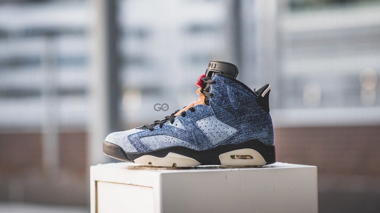 COP OR NOT ? AIR JORDAN 6 WASHED DENIM REVIEW AND ON FOOT IN 4K