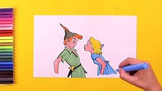 How to draw Peter Pan & Wendy