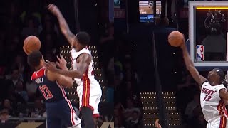 Bam Adebayo rejected Jordan Poole’s shot
