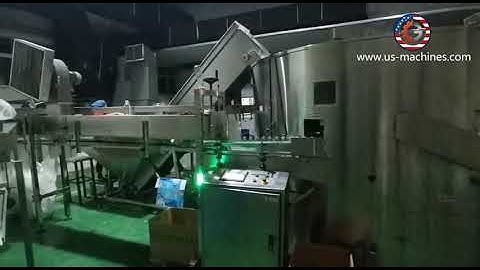 Automatic square PET bottle unsrambling sorting tank machine empty feeding speed 8000 18000 bottles