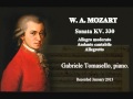 MOZART K. 330 ピアノソナタ第10番 ハ長調 K.330 - Gabriele Tomasello, piano.