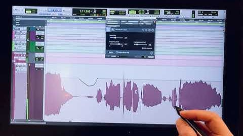 Drawing automation in Pro Tools using Wacom Cintiq 16 Drawing Tablet（No Sound）