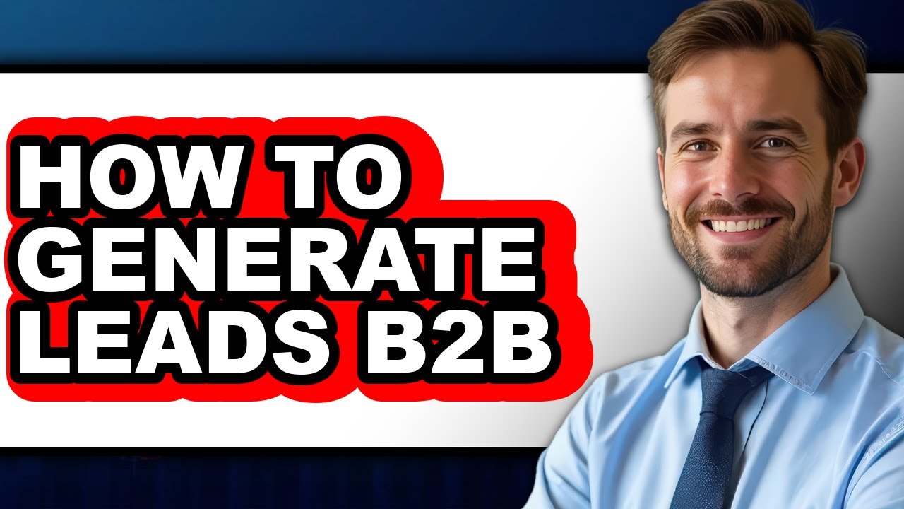 How to Generate Leads B2b (only Way) - YouTube