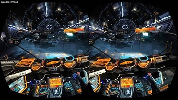 Elite Dangerous Alpha 3.2: Raw Oculus Rift Footage: Cobra Mk III Docking