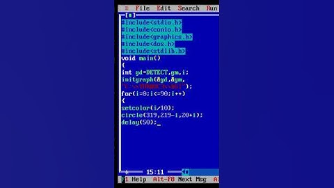Draw Tree Using Graphics in C 🎄🌴 #shorts #cprogramming #coding