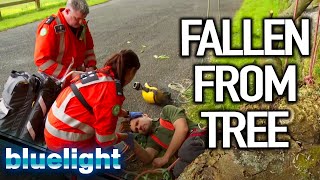 FALLEN from a TREE (Helicopter Rescue) | Air Ambulance ER | Blue Light: Police & Emergency screenshot 1