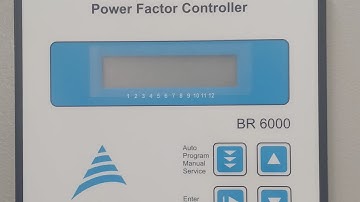 How to Program Automatic Power Factor Controller  EPCOS BR6000 in Hindi.