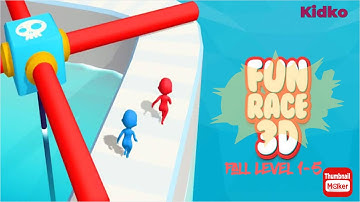 Fun Race 3D Epic levels| level 1-5| Ipad gameplay