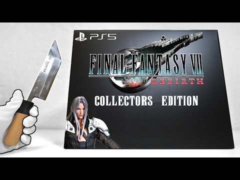Final Fantasy 7 Rebirth Collector's Edition SEPHIROTH Unboxing + Deluxe [PS5]