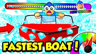 I Got THE FASTEST SPEEDBOAT AND SAILED ACROSS THE ENTIRE WORLD!