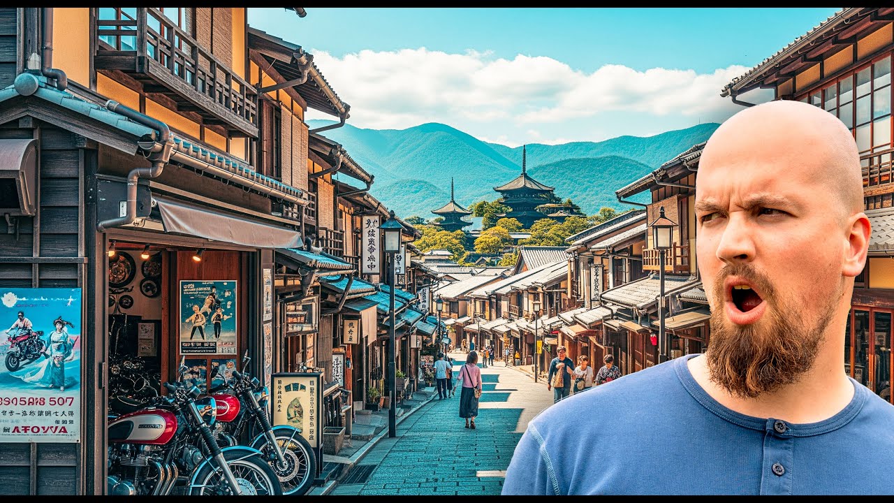 🇯🇵 Motorcycle Adventure in Kyoto: Honda, Harleys & Temples